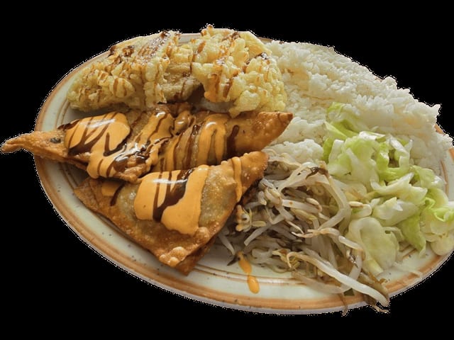 Salmon Tempura.