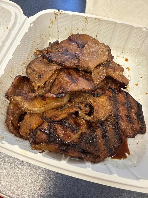 BBQ Pork Side.