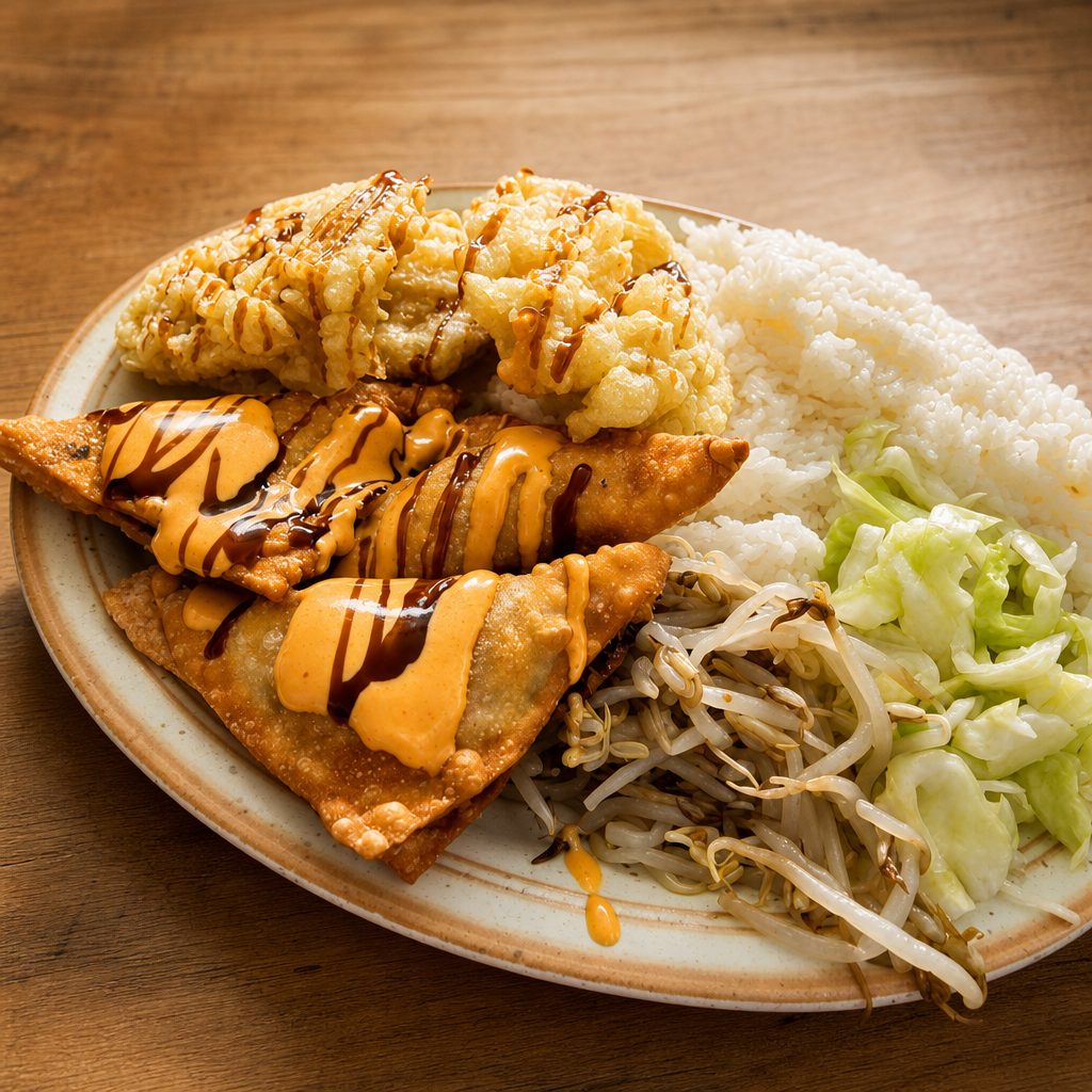 Salmon Tempura.