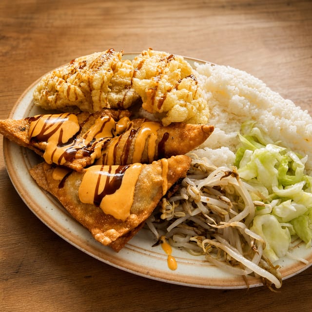 Salmon Tempura.