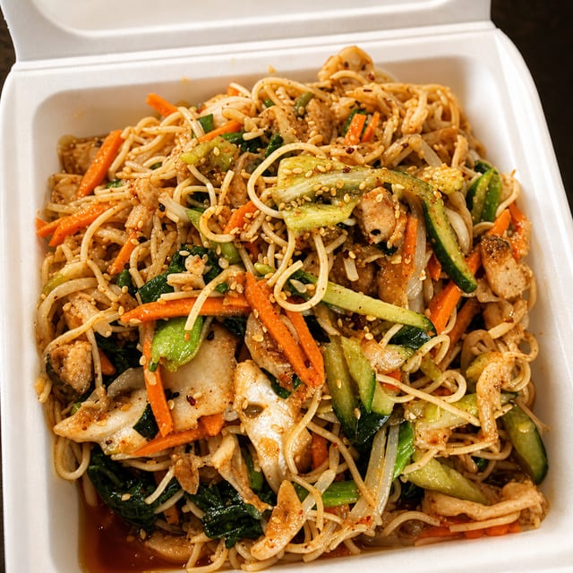 Kimchee Mandoo Kook Soo.