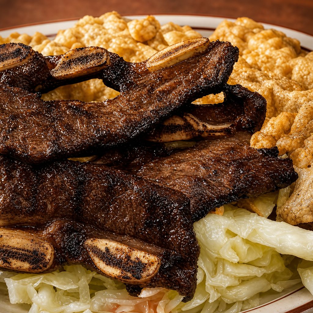 Kalbi and Meat Jun.